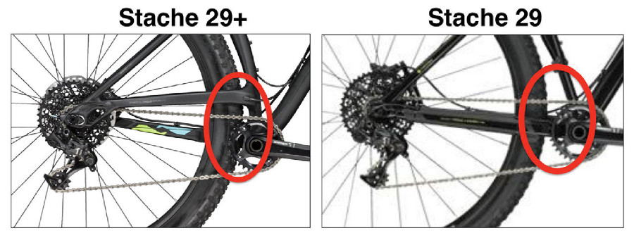 Trek 2016 Stache porovnání současné a nové verze