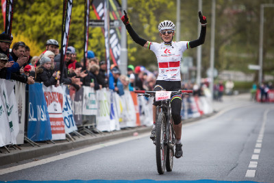 Maja Wloszczowska vítězí