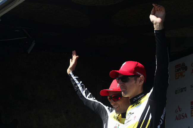 Jaroslav Kulhavý a Christoph Sauser