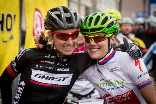 Pavlína Šulcová a Irena Berková na startu