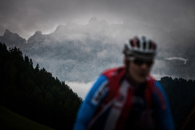 Ráno ve Val Gardeně