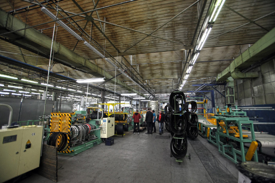 Na návštěvě v Rubeně - nová druhá provozní hala – konfekce