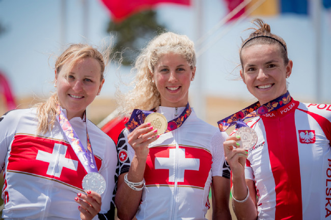Kathrin Stirnemann, Jolanda Neff a Maja Wloszczowska