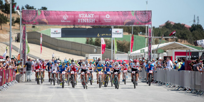 Odstartován historicky první závod na Evropských hrách 