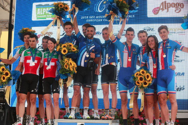 Mistrovství Evropy MTB 2015 - závod štafet