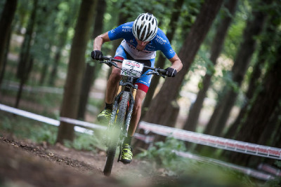 Jan Nesvadba bojuje s nejprudším stoupáním na trati