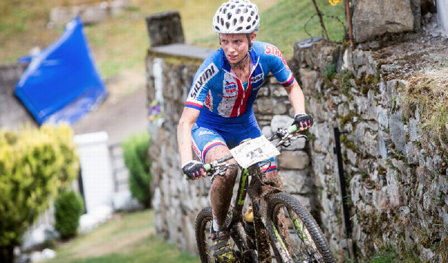 Mistrovství Evropy XCO 2015 - sobota - Vendula Kuntová 
