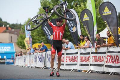 Ričrd Holec vyhrává závod kadetů