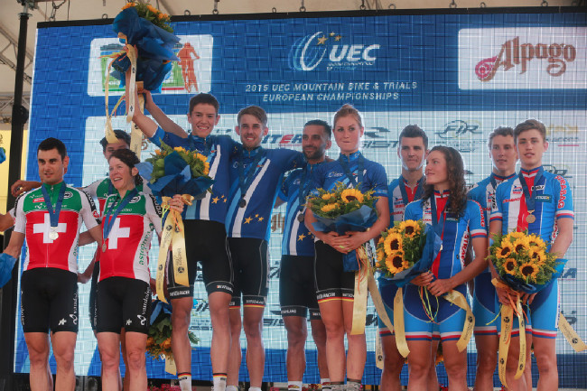 Mistrovství Evropy MTB 2015 - závod štafet