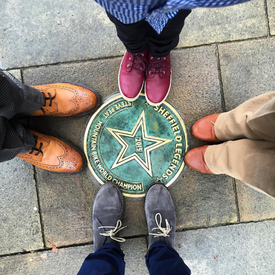 Steve Peat uveden na sheffieldský "chodník slávy"