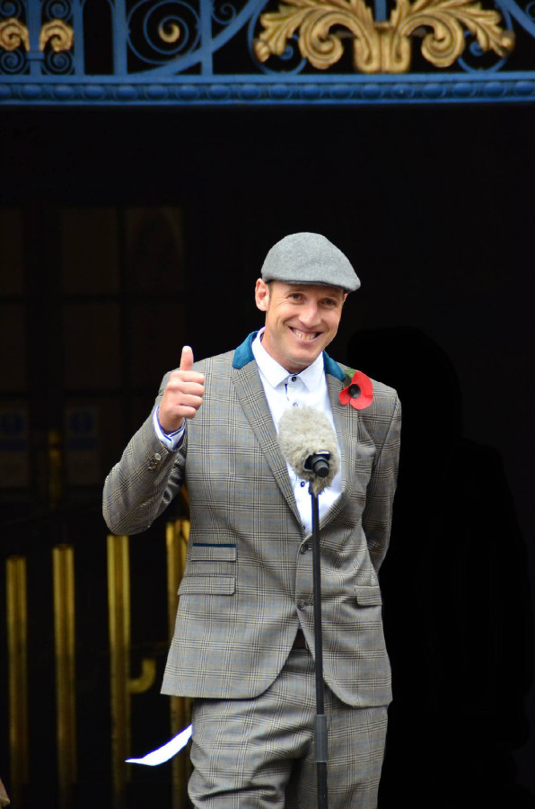 Steve Peat uveden na sheffieldský "chodník slávy"