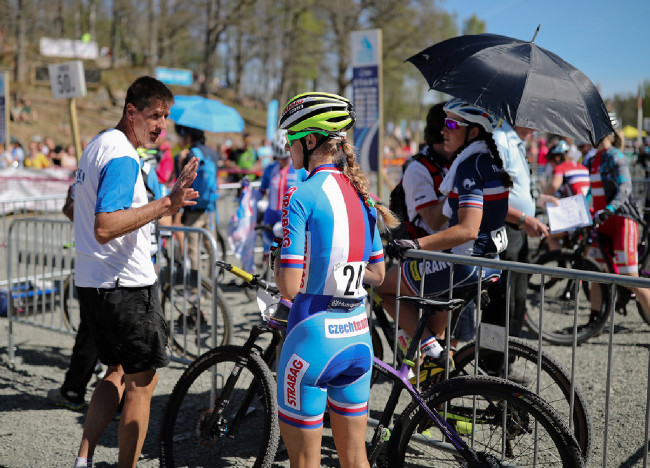 Karla Štěpánová před startem