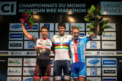 1. Tiago Ferreira, 2. Alban Lakata, 3. Kristian Hynek