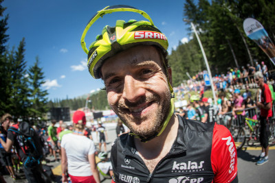 Jan Škarnitzl v cíli svého nejlepšího závodu světového poháru