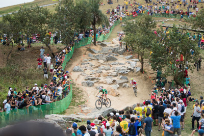 Fotogalerie: Olympijský závod XCO žen - Rio 2016