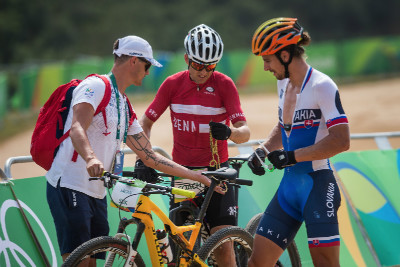 Peter Sagan trénoval start