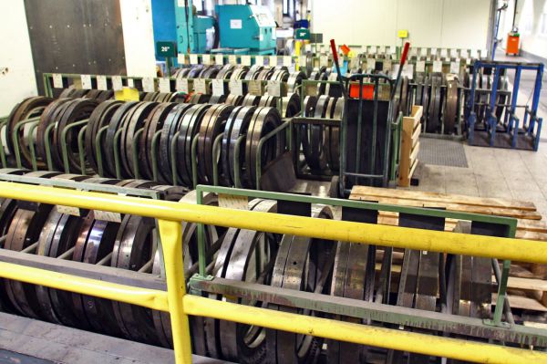 sklad forem do vulkanizačních pecí