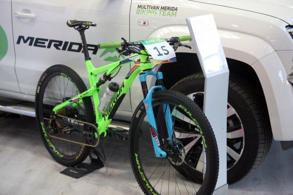 Bike Ondry Cinka z Ria byl na stánku Meridy