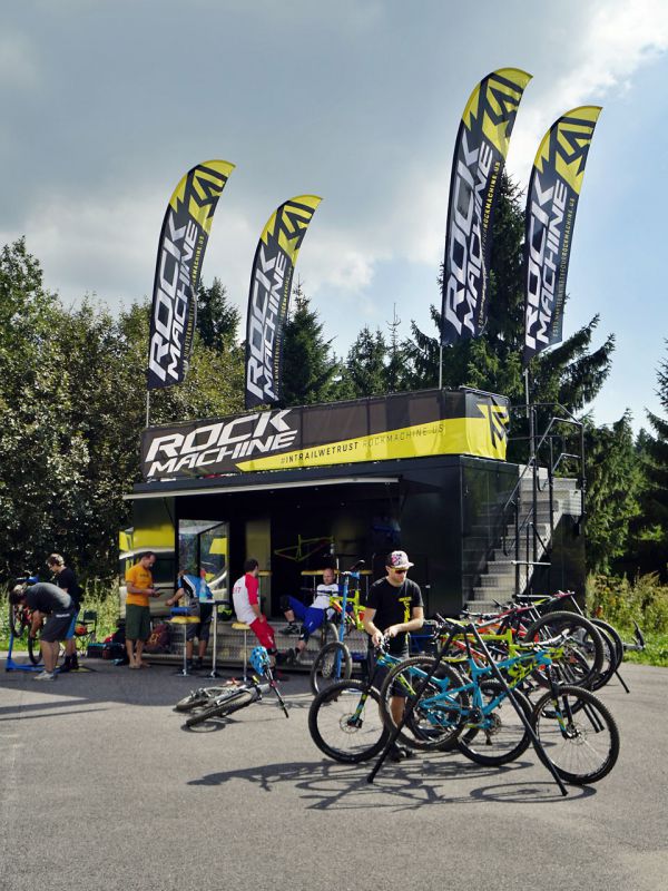 Testování s Rock Machine na Ještědu