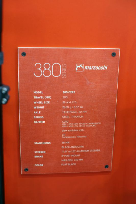 Marzocchi 2017 - Eurobike