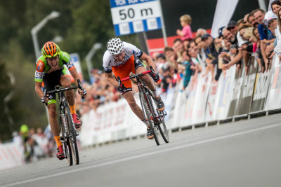 Honza Nesvadba spurtuje ze všech sil o bednu