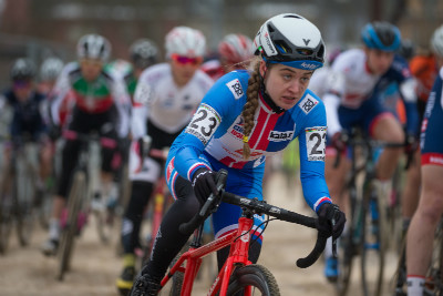 Nikola Nosková po startu závodu žen do 23 let