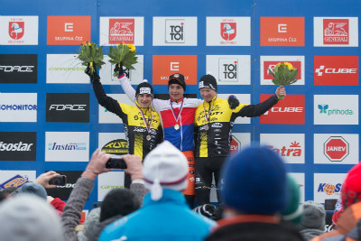 1. Michael Boroš, 2. Tomáš Paprstka, 3. Jan Nesvadba