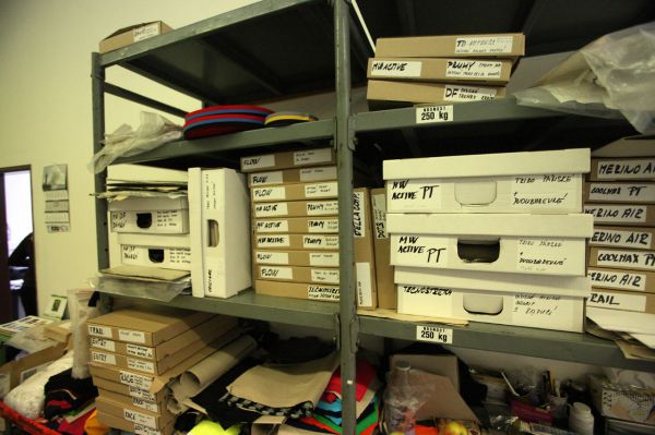 Na návštěvě v Sensoru - sklad střihů