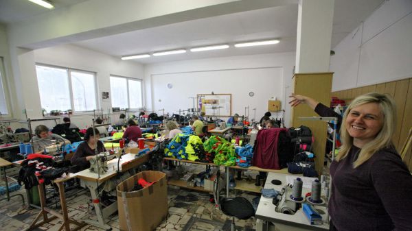 Na návštěvě v Sensoru - šicí provoz