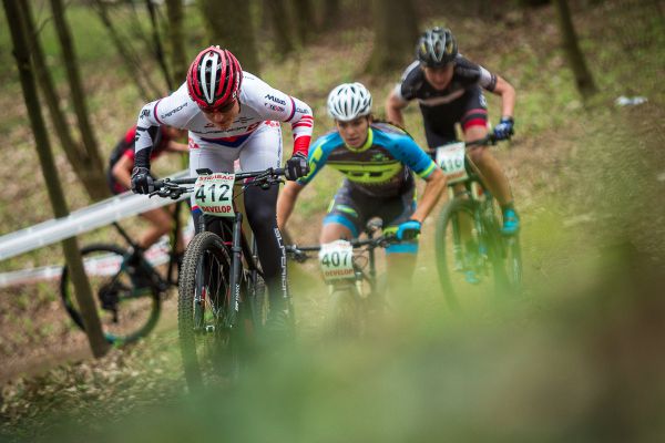 Barbora Průdková v dresu domácí mitryně XCE