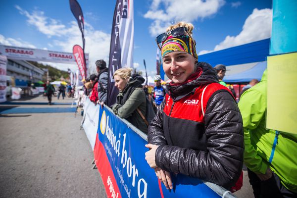 Jana Czeczinkarová před startem žen