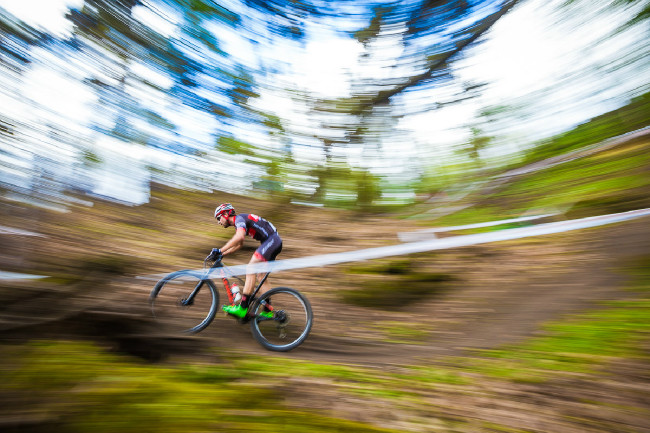 Výborně jedoucí Němec Martin Gluth 