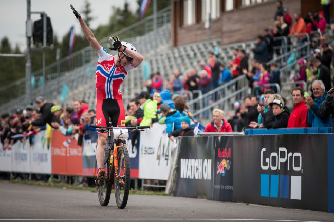 Vítěz U23 Nor Petter Fagerhaug