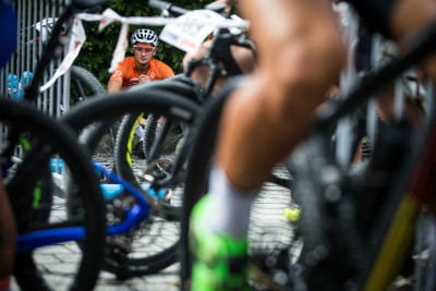 Mathieu van der Poel před startem