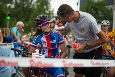 Johana Kolašínová na startu svého premiérového MS