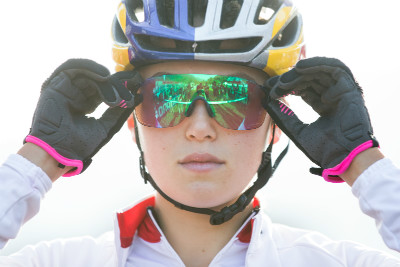 Kate Courtney na startu finálového závodu žen do 23 let