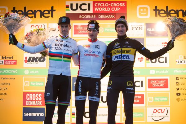 1. van der Poel, 2. van Aert, 3. Aerts