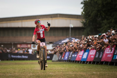 Annika Langvad vítězí