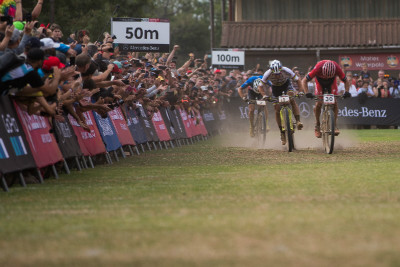 finálový spouboj Samuela Gaze a Nino Schurtera