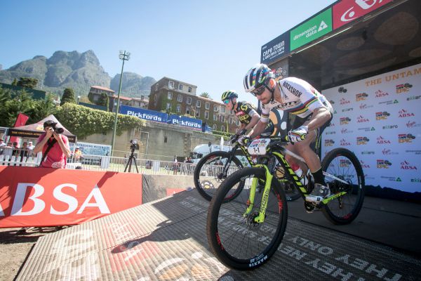 Nino Schurter a Matthias Stirnemann