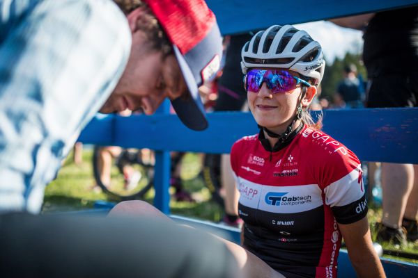 Jíťa Škarnitzlová před startem