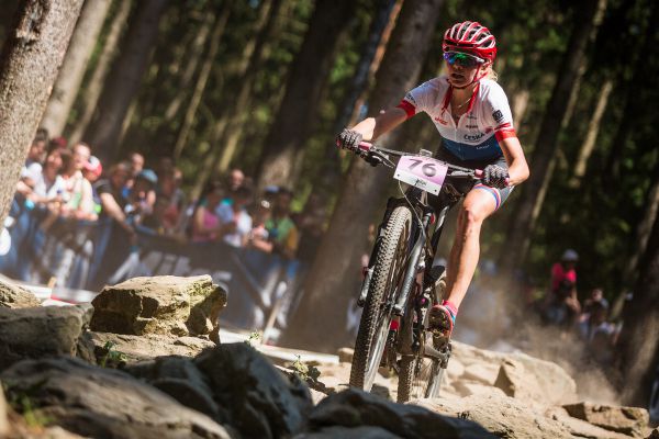 Jana Pichlíková na jejím prvním SP v životě