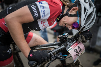 Jitka Škarnitzlová v cíli svého nejlepšího svěťáku