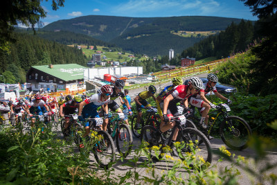 start závodu juniorů