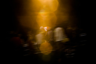 Jaroslav Kulhavý v posledních paprscích pátečního večera