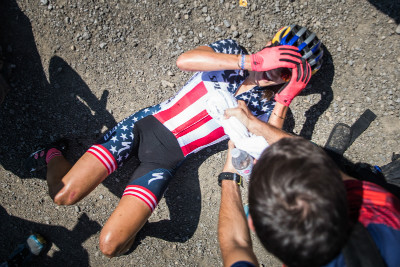 Kate Courtney těsně pod stupni vítězů