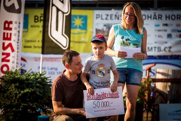 Horská kola Stupno 2018 - peníze pro Davídka