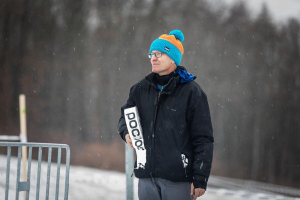 Ředitel trati a cyklistický nadšenec Radek Beneš