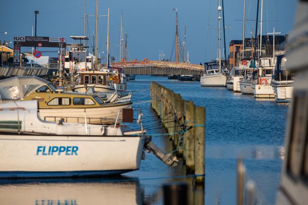 páteční krásné ráno v maríně