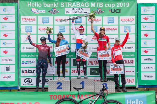 ČP XCO #3 2019 - Pec p.S. - ženské podium
